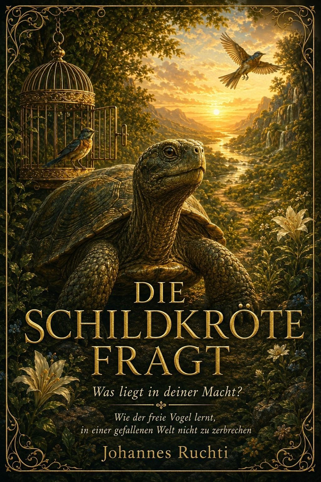 Buchcover: Die Schildkröte fragt – Was liegt in deiner Macht? von Johannes Ruchti